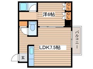 クレスト１８の物件間取画像